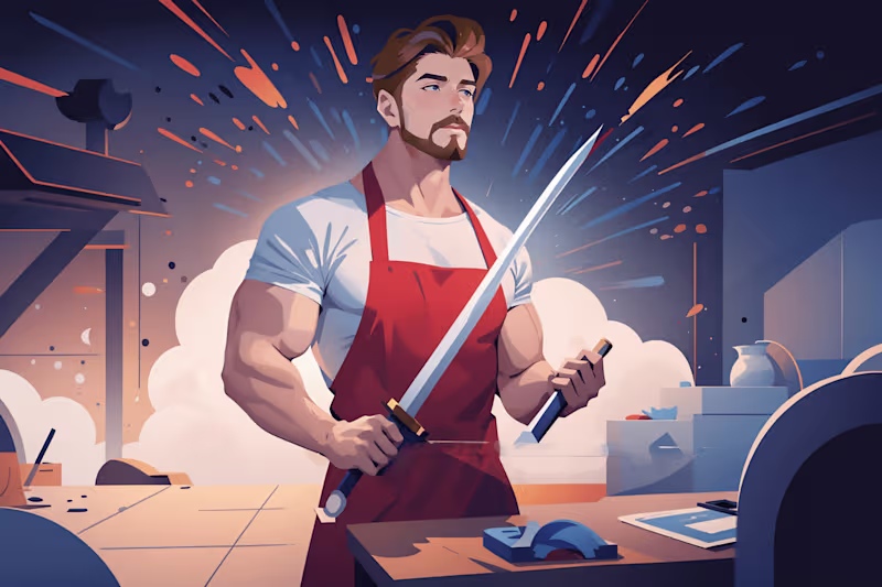 Cover image for Liam - The Legendary Blacksmith