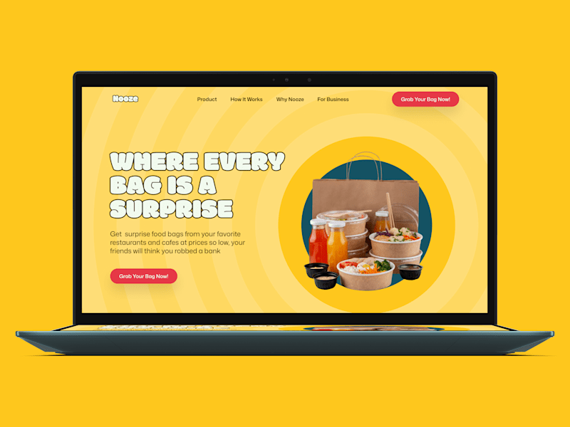 Cover image for Nooze - Affordable, Sustainable Dining | Figma Design