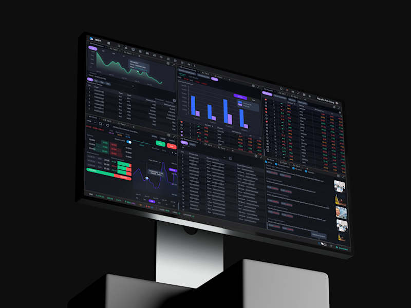 Cover image for Finavi Stock Trading Platform Design