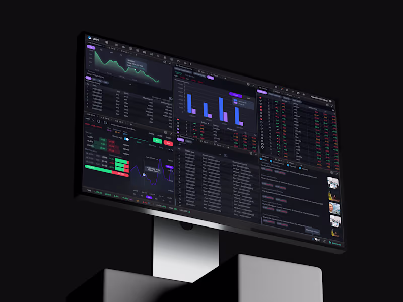Cover image for Finavi Stock Trading Platform Design
