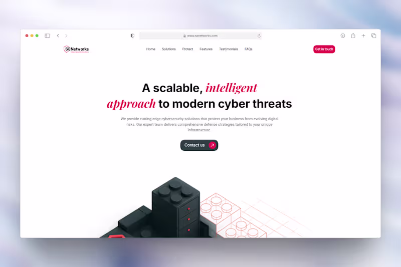 Cover image for Cybersecurity Website Redesign