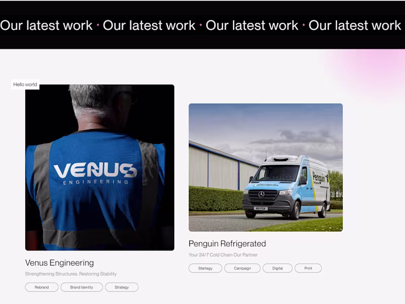 Cover image for Redesign and build of Just Chill Social's website. The team ...