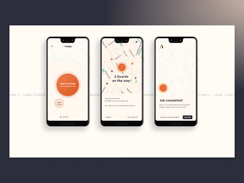 Cover image for ASAPP: Panic button app for business security