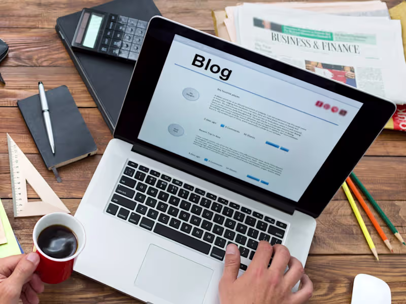 Cover image for blog writter