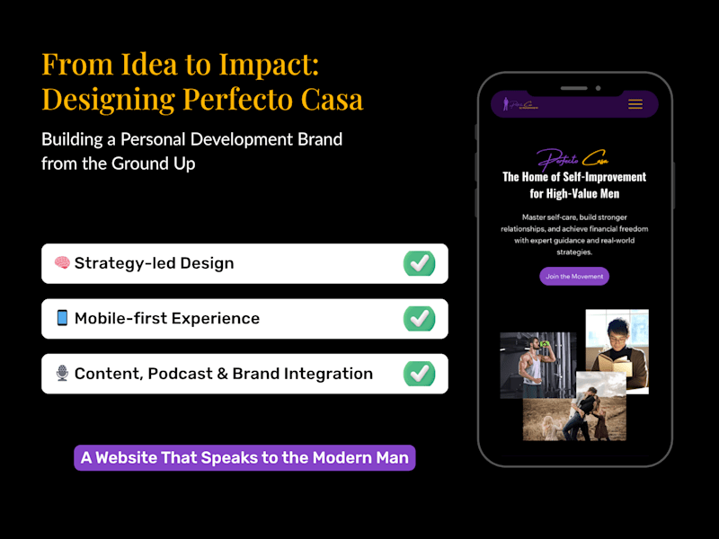 Cover image for Website Strategy & Build for Personal Development Platform
