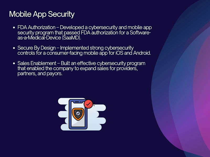 Cover image for Mobile App Security for a Health Tech Company