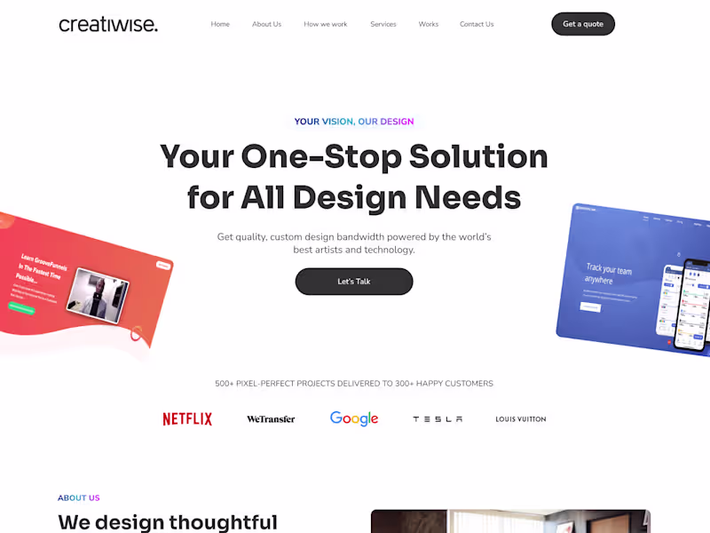 Cover image for Landing Page design in Figma