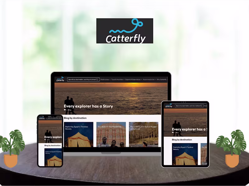 Cover image for Catterfly Travel - Full Stack Developer [ React | Node]