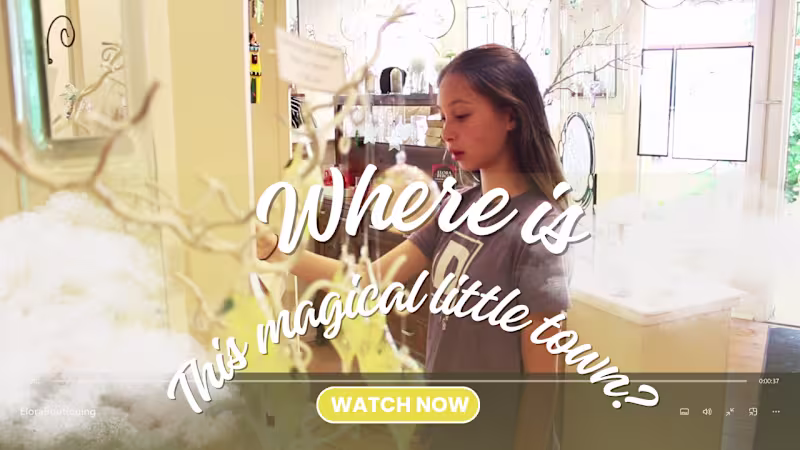 Cover image for Bringing attention to Elora Tourism