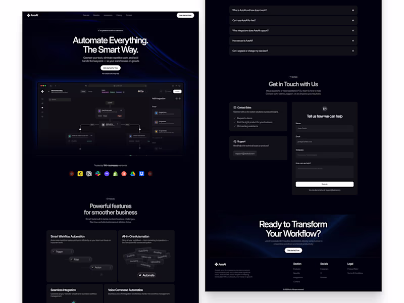 Cover image for Custom Framer Landing Page Design & Development