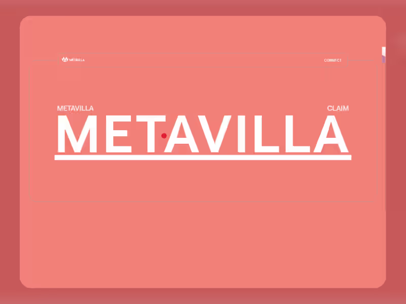 Cover image for MetaVilla | 1000 villa nft collection