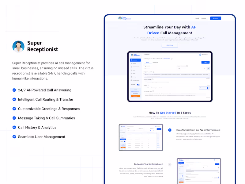 Cover image for AI-Powered Virtual Receptionist