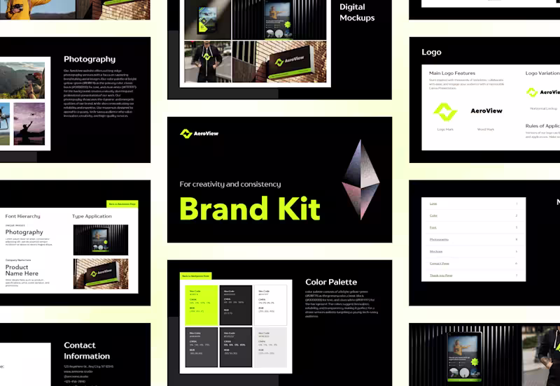 Cover image for AeroView | Brand identity, Visual design, web design