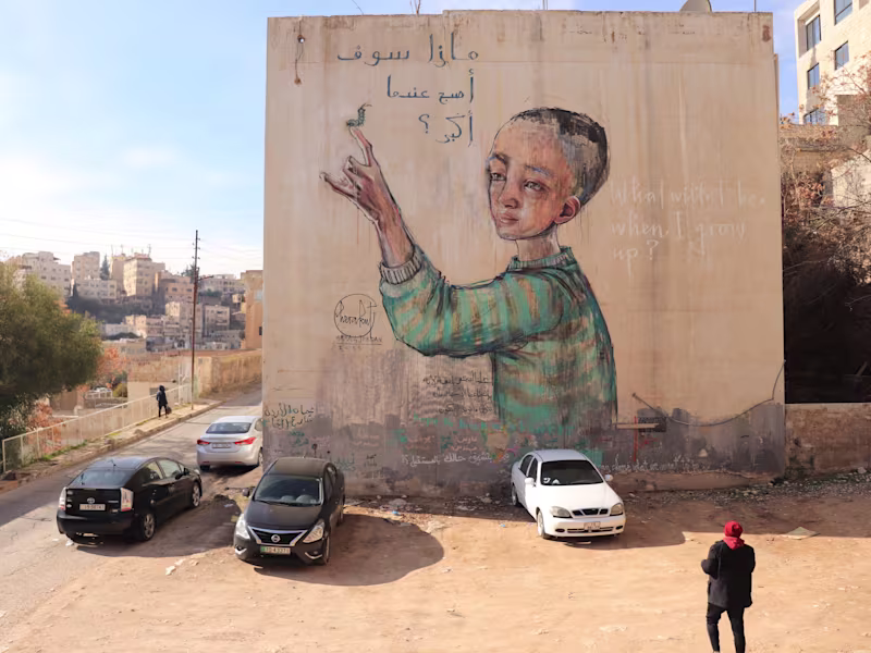 Cover image for For These Young Street Artists, Amman Is a Beige Canvas