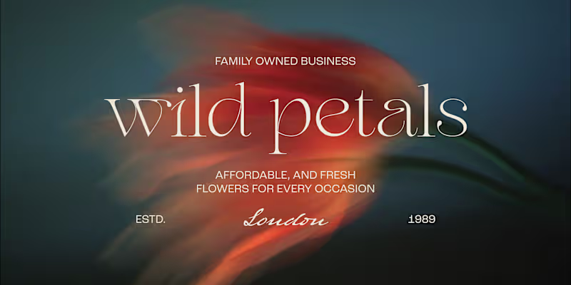 Cover image for Wild Petals | Brand designer