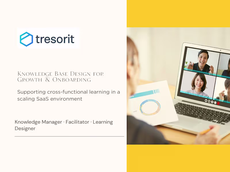 Cover image for Knowledge Base Design for Scaling & Onboarding @Tresorit