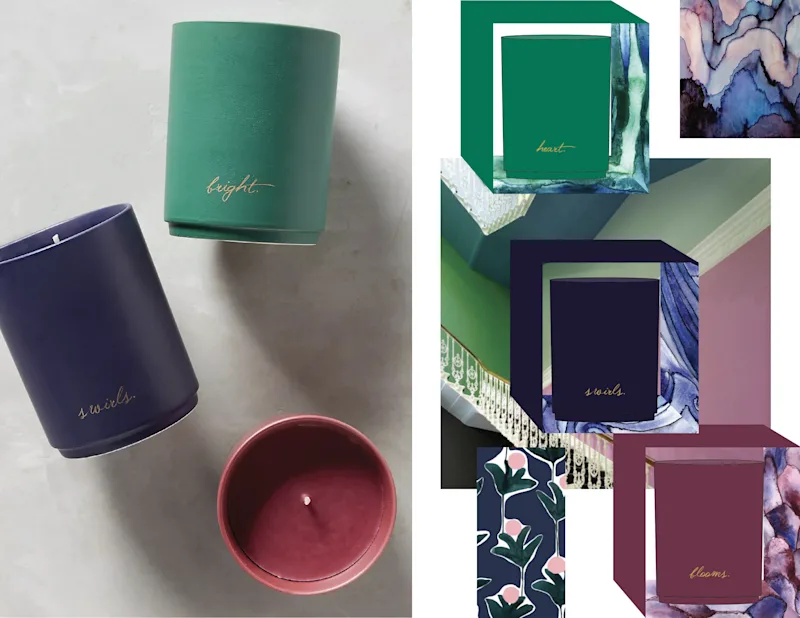 Cover image for Eastern Garden Boxed Candles (for Anthropologie)