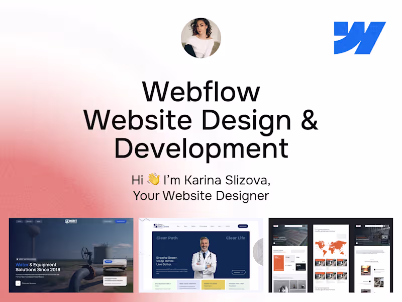 Cover image for Webflow Website Design & Development