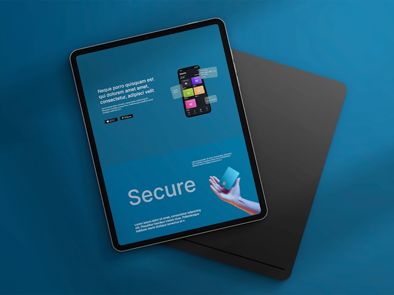 Cover image for Scoss Bank Landing Page