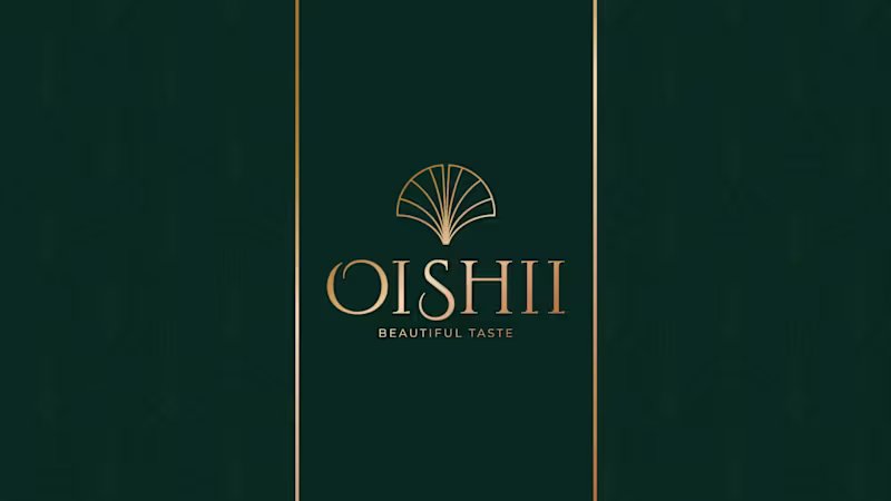Cover image for OISHII, Luxury Chocolate, Branding and Visual Identity