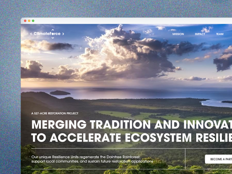 Cover image for ClimateForce Website Design