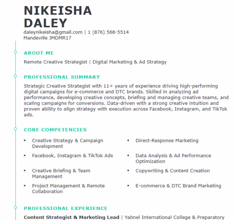 Cover image for Creative Strategist & Digital Marketing Specialist