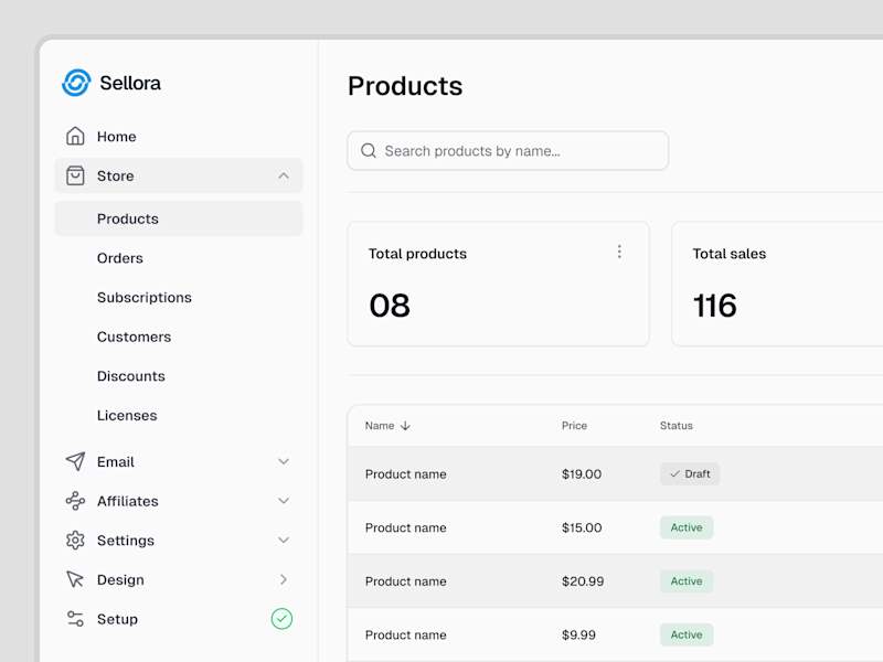 Cover image for Sellora - One platform to handle your entire SaaS business