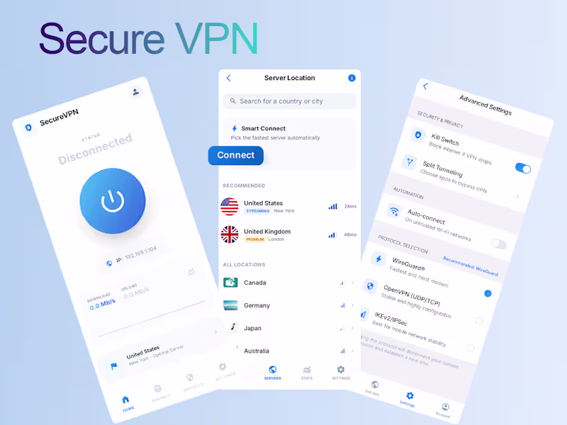 Cover image for High-Speed VPN iOS App Development