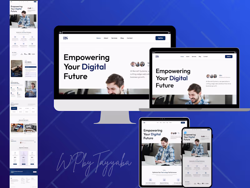 Cover image for IT & Web Development Solutions Website