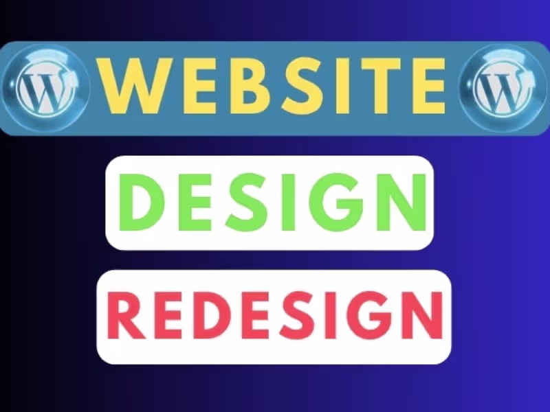 Cover image for I will create wordpress website design and development