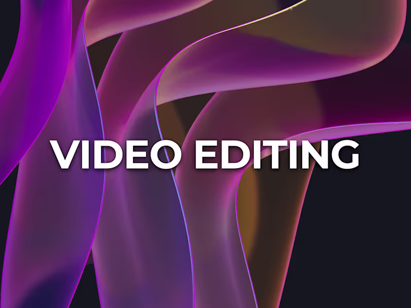 Cover image for Professional Video Editor and Graphic Designer