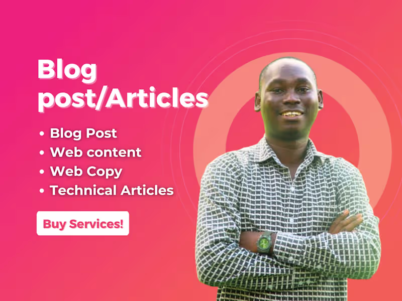 Cover image for Blog post & Articles for your website