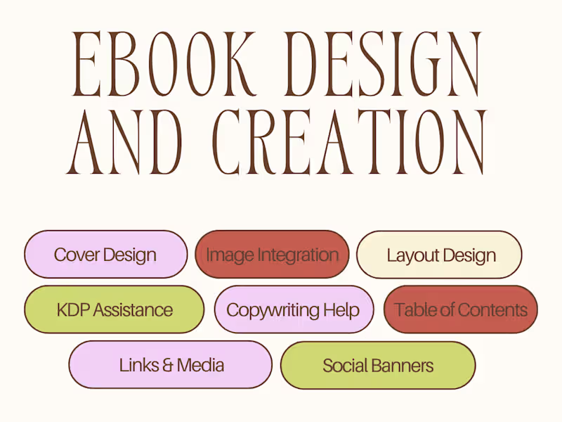 Cover image for Ebook Design KDP Design