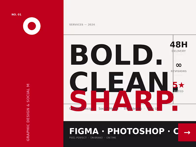 Cover image for Social Media Graphics, Thumbnails & Website Design
