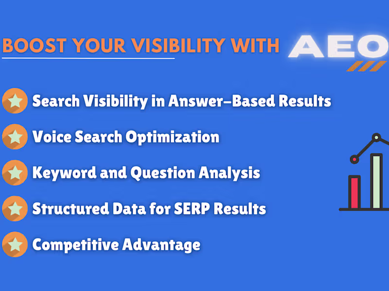 Cover image for I will boost your visibility with AEO answer engine optimization