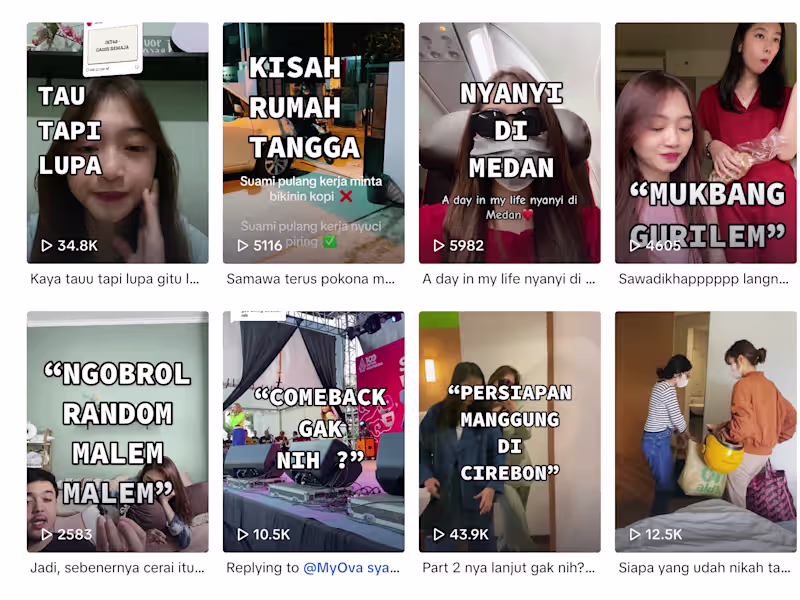 Cover image for Sendy Ariani on TikTok