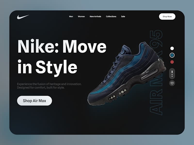 Cover image for Nike Air Max – Landing Page