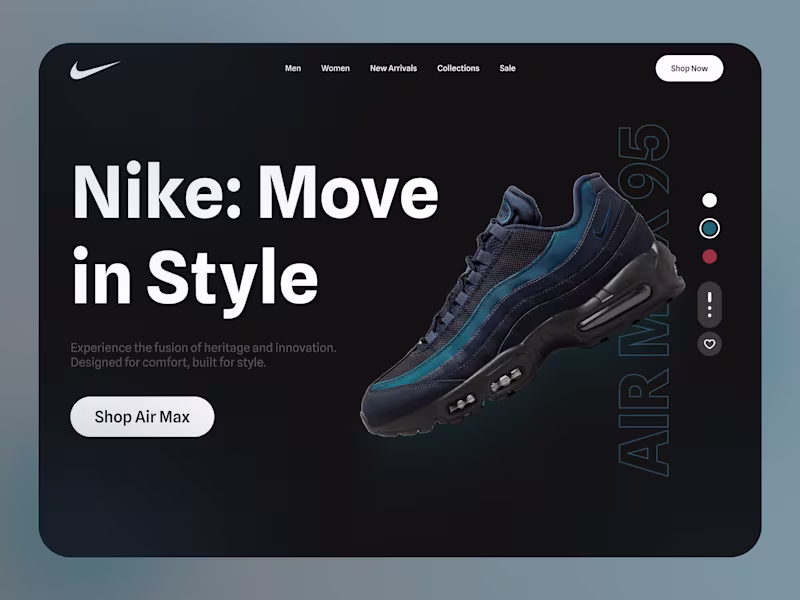 Cover image for Nike Air Max – Landing Page