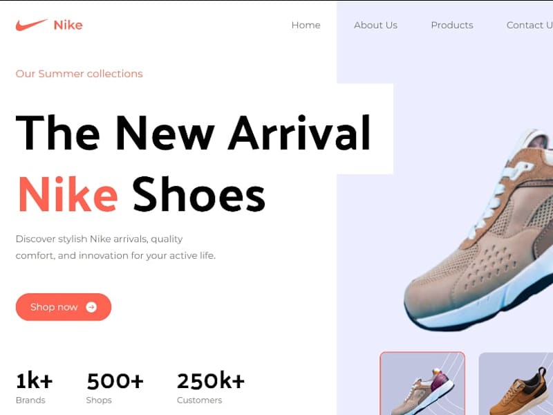 Cover image for Nike Landing Page