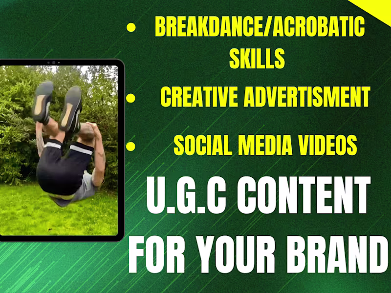 Cover image for I will create ugc content for your Tik Tok, Reels, and Shorts