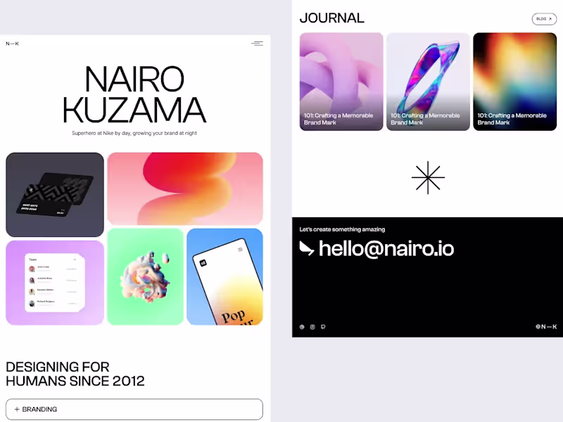 Cover image for Nairo Pro - Portfolio & Agency Website Template