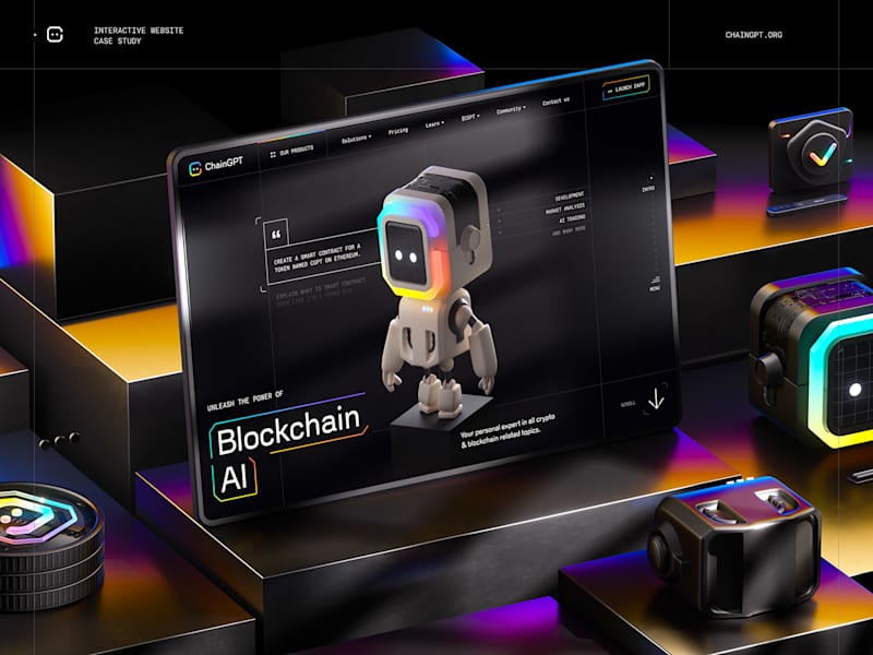 Cover image for ChainGPT - Blockchain AI Website 
