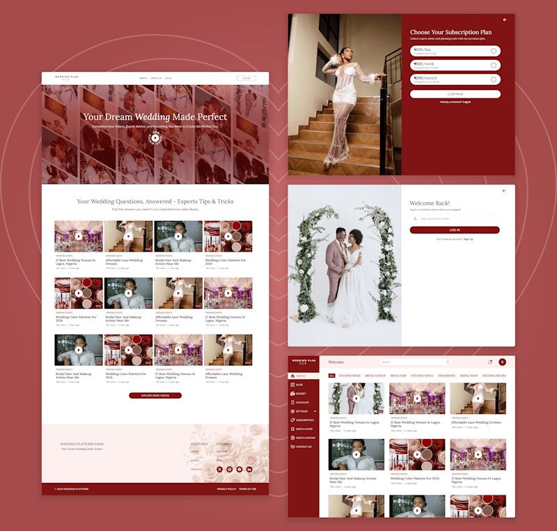 Cover image for Wedding Planning App