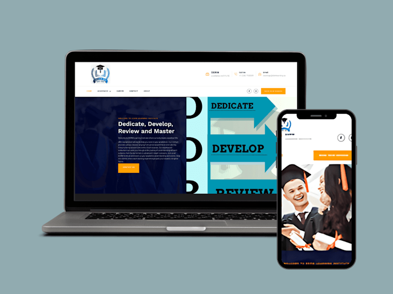 Cover image for DDRM Learning Institute - Website Development