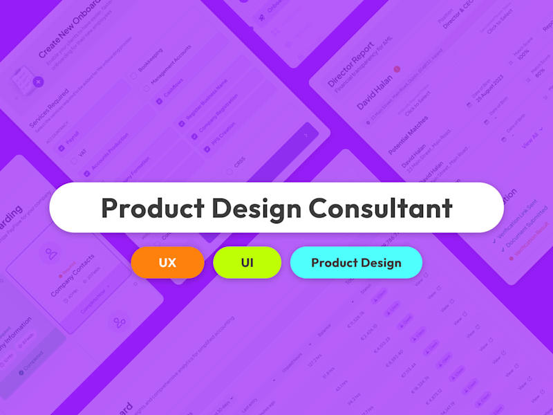 Cover image for Design Consultancy and/or Mentoring