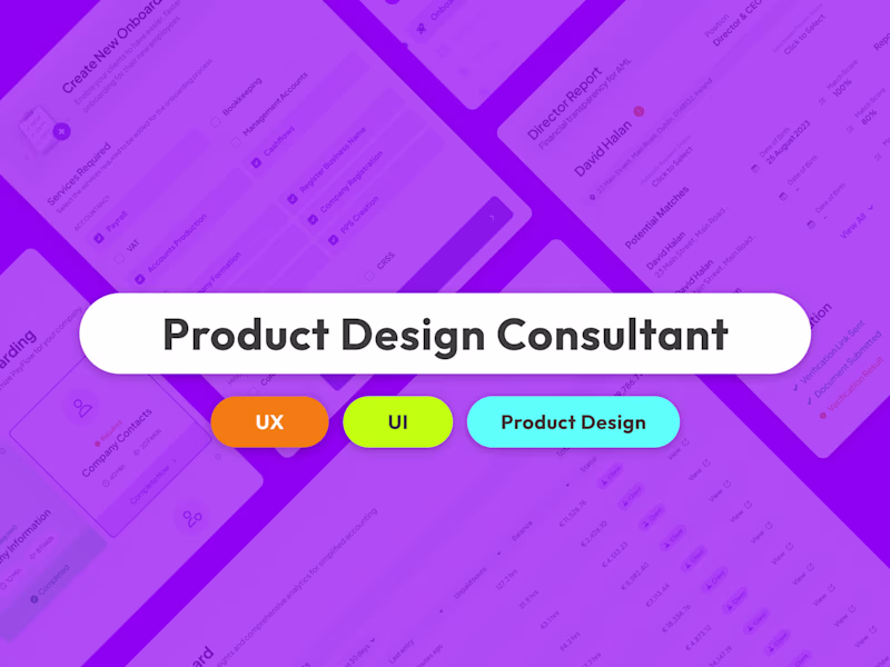 Cover image for Design Consultancy and/or Mentoring