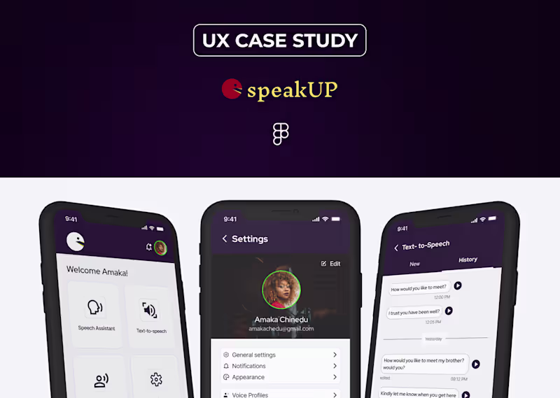 Cover image for Speakup- UX case study :: Behance