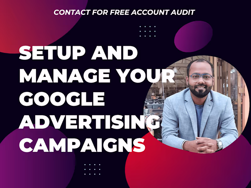 Cover image for We will help you with Google ads marketing & campaign management