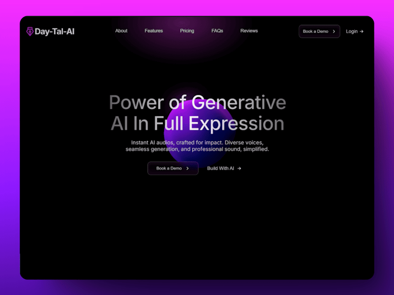 Cover image for DayTal-AI - Realistic Voice Cloning & Sound Creation