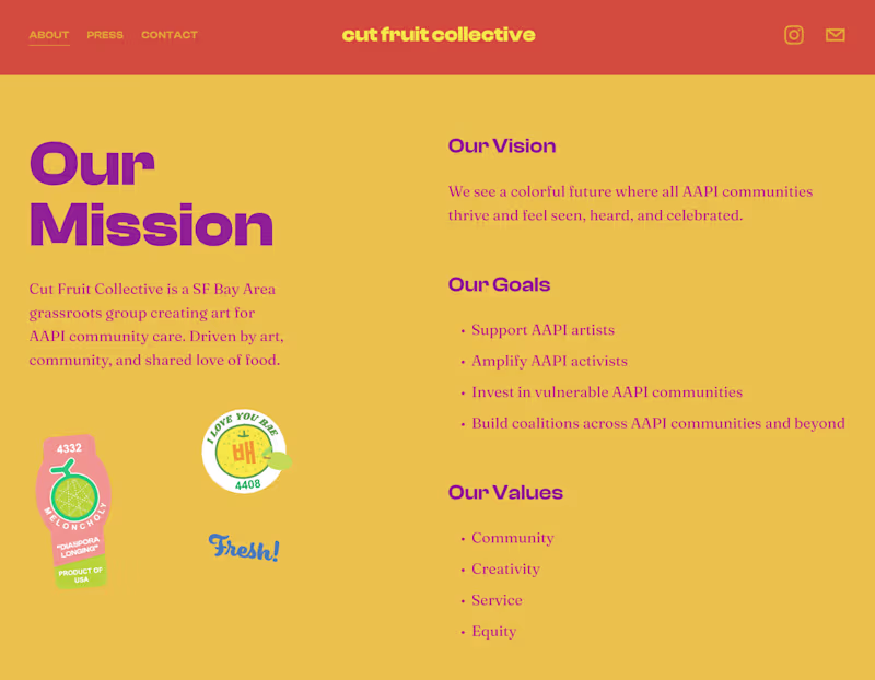 Cover image for Cut Fruit Collective